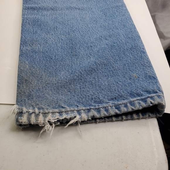 L.L.Bean Men's Double L® Jeans Natural Fit  Flannel-Lined 33 x 34 Blue - Picture 13 of 15